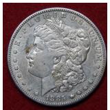 1885 S Morgan Silver Dollar Coin