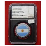 2022 Chad Argentina Silver Cap Coin NGC PF70