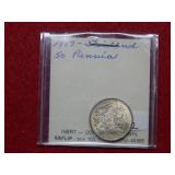 1917 Finland 50 Pennia Silver Coin