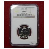 1955 Washington Silver Quarter NGC PF67