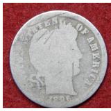 1896 Barber Silver Dime