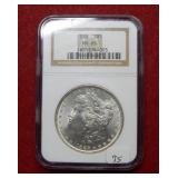 1886 Morgan Silver Dollar NGC MS65