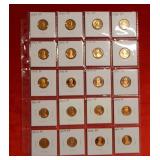 (20) Proof Lincoln Cents - back to 1957