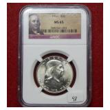 1951 Franklin Silver Half NGC MS65