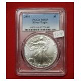 2004 Silver Eagle 1oz PCGS MS69