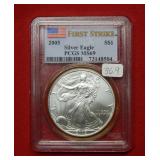 2005 Silver Eagle 1oz PCGS MS69