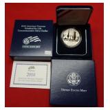 2010 $1 Silver Proof American Veterans Disabled