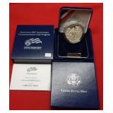 2007 Silver $1 Proof Jamestown Commemorative Coin
