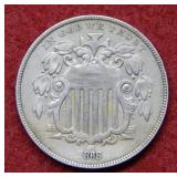 1868 Shield Nickel