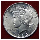 1923 D Peace Silver Dollar
