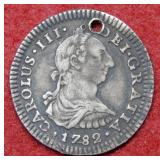 1782 Spanish 1 Real Coin
