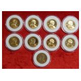 9 Sacagawea BU Dollars