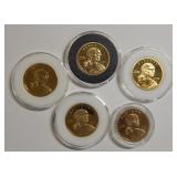 5 Sacagawea BU Dollars - Assorted Dates