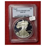 2004 W Silver Eagle 1oz PCGS PR69 DCAM