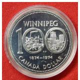 1974 Winnipeg Canada Dollar ***