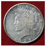 1925 S Peace Silver Dollar Coin