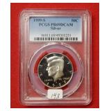 1999 S Kennedy Silver Half PCGS PR69 DCAM