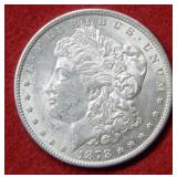 1878 REV of 1879 Morgan Silver Dollar Coin