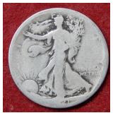 1921 S Walking Liberty Silver Half