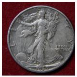 1935 D Walking Liberty Silver Half Dollar