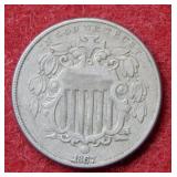 1867 Shield Nickel