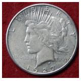 1927 S Peace Silver Dollar
