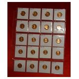 (20) Proof Lincoln Cents - back to 1959