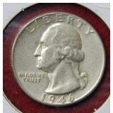 1946 Washington Silver Quarter