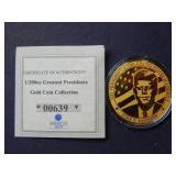 1/200 oz Gold Greatest Presidents***