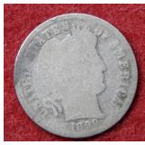 1899 S Barber Silver Dime