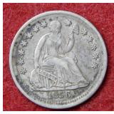 1856 Seated Liberty Half Dime Coin
