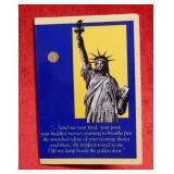 Miniature 14K Gold Statue of Liberty Metal