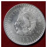 1948 Mexico Cauhtemoc Coin