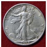 1934 S Walking Liberty Silver Half