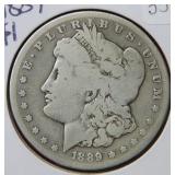 1889 S Morgan Silver Dollar Coin
