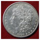 1900 Morgan Silver Dollar Coin