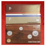 1984 & 1985 US Mint Sets