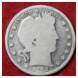 1892 Barber Silver Half Dollar Coin