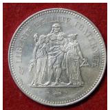 1978 France Silver 50 Frank Coin