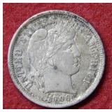 1906 Barber Silver Dime