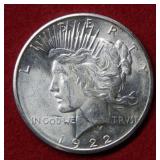 1922 S Peace Silver Dollar Coin