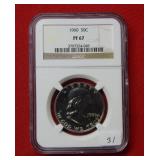 1960 Franklin Silver Half Dollar NGC PF67