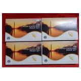 (4) US Proof Sets 2015-2018