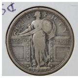 1917 Type I Standing Liberty Silver Quarter