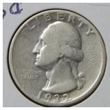 1932 D Washington Silver Quarter