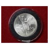 1991 Mexico 1 Onza Silver Coin