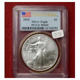 2010 Silver Eagle - First Strike PCGS MS69