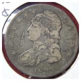 1833 Bust Silver Half Dollar