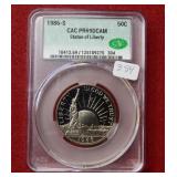 1986 S Statue of Liberty Half Dollar CAC PR69 DCAM