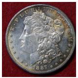 1887 S Morgan Silver Dollar Coin
